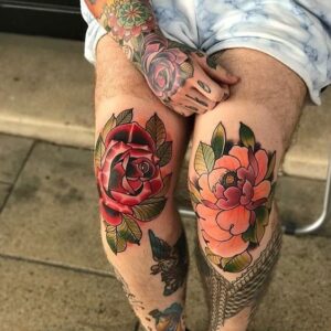 Knee Cap Tattoo